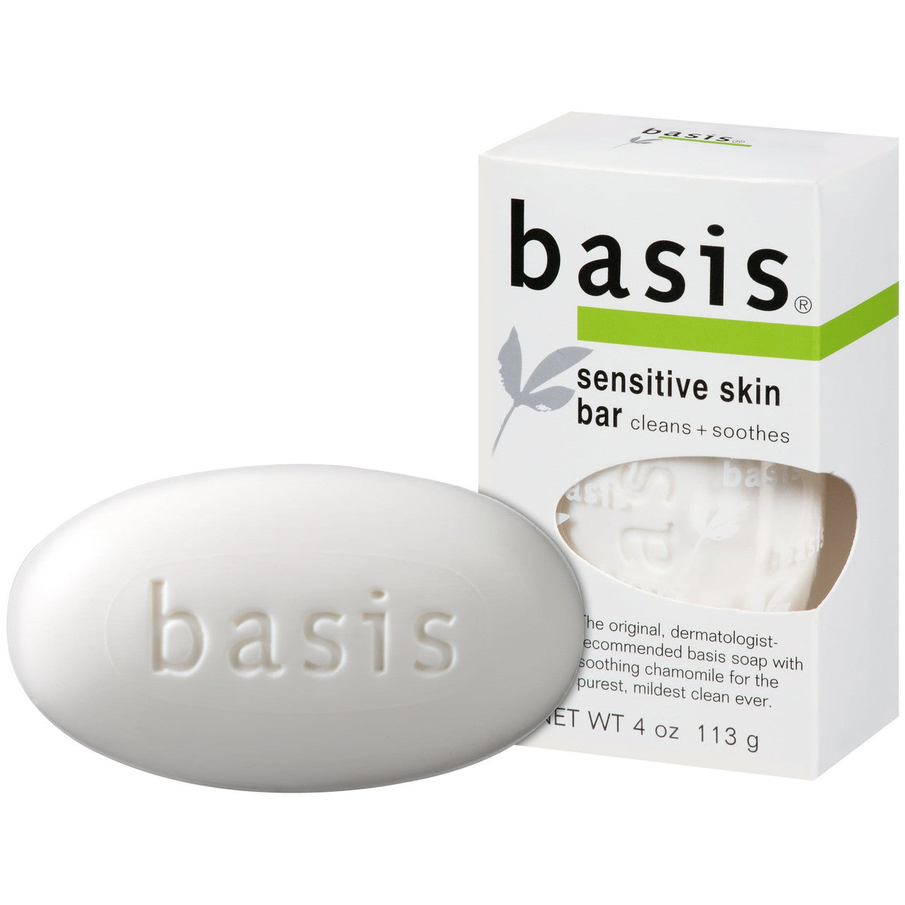 Basis Sensitive, Skin Bar Soap 4 Oz